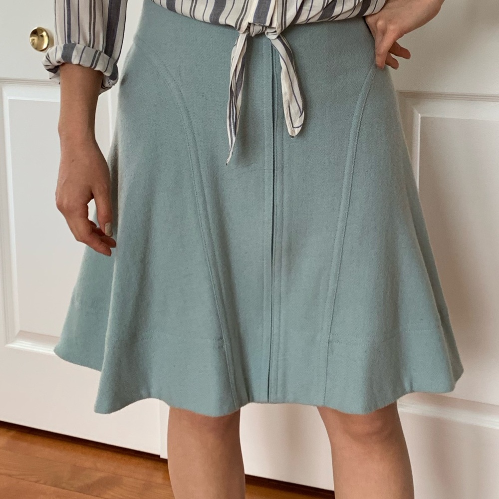 tory burch blue skirt